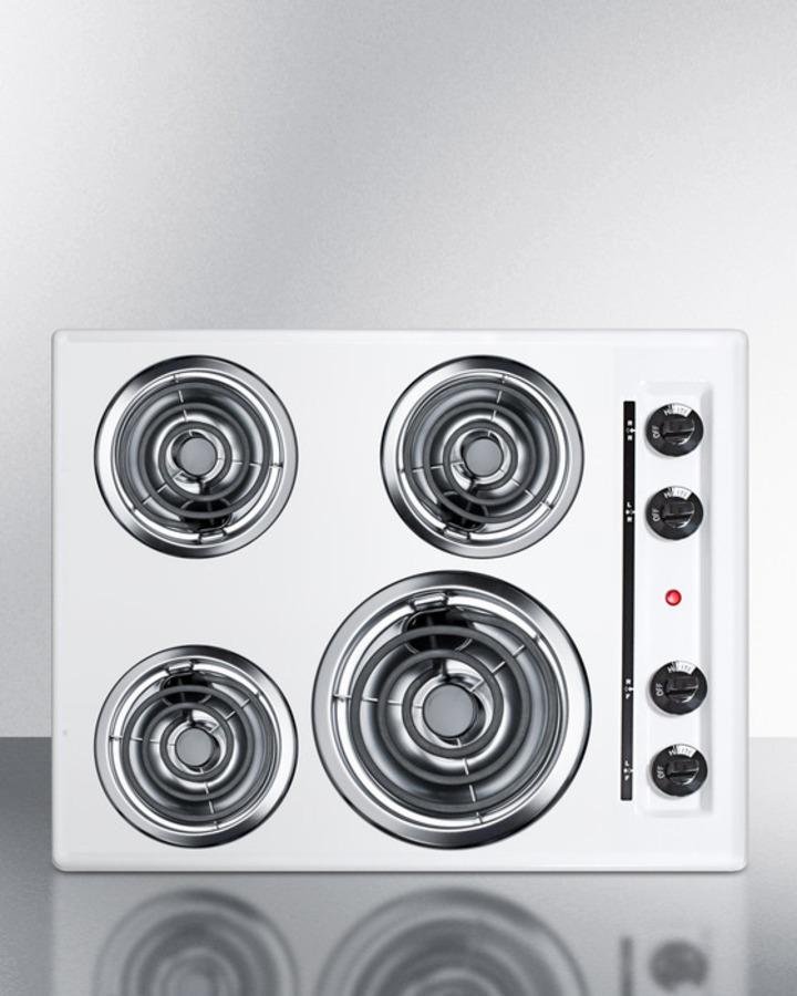 Summit WEL03 24" Wide 4-burner Coil Cooktop