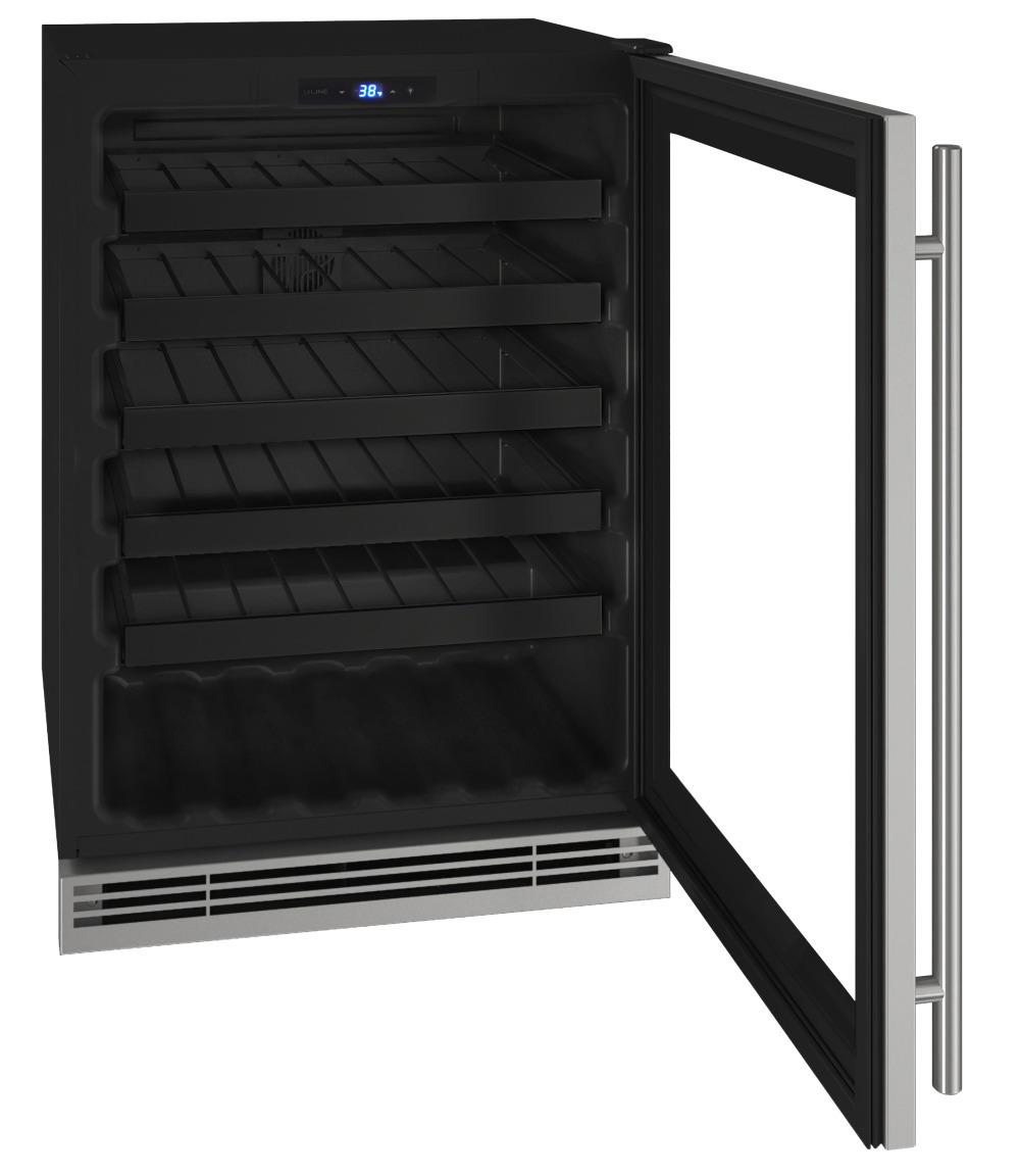 U-Line UHWC124SG01A Hwc124 24" Wine Refrigerator With Stainless Frame Finish (115 V/60 Hz)