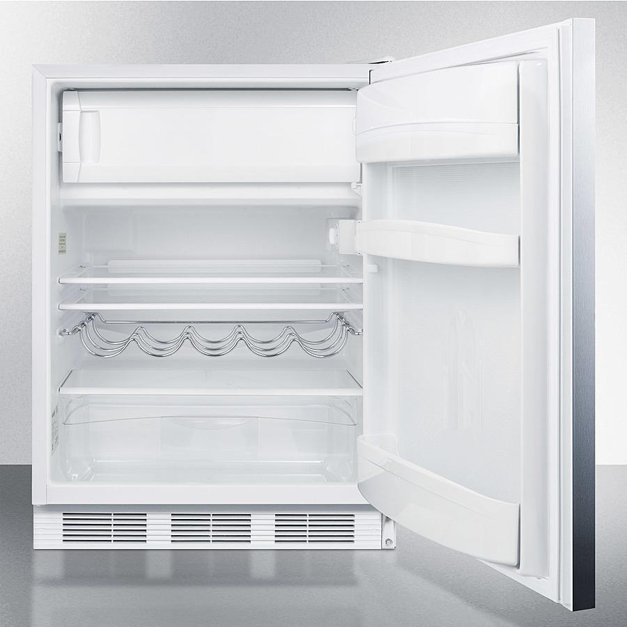 Summit CT661WBISSHHADA 24" Wide Built-in Refrigerator-freezer, ADA Compliant