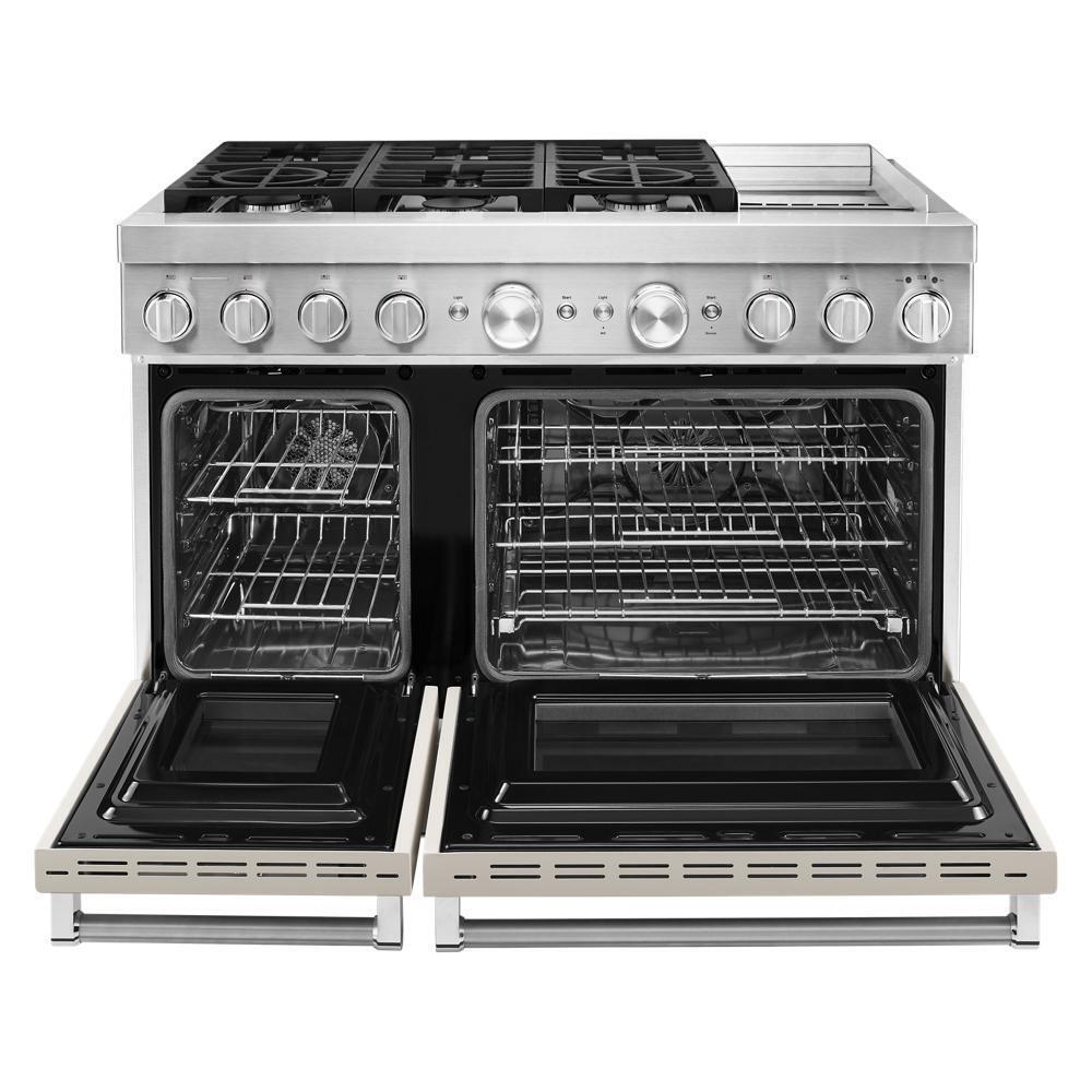 KFDC558JMH KitchenAid® 48'' Smart Commercial-Style Dual Fuel Range with Griddle