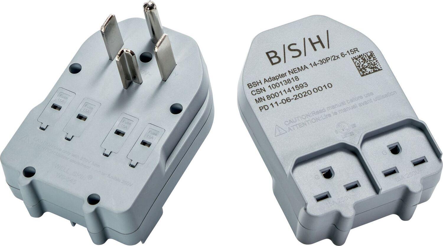 Bosch WTZPA20UC Power Adapter (4 Prong) + 2 Fuses WTZPA20UC