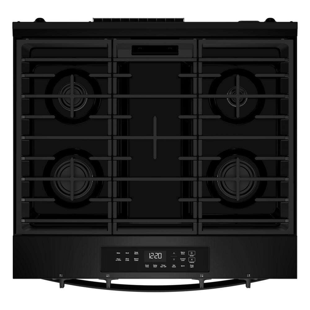 Whirlpool WSGS3330TB 30-inch Gas Range with No Preheat Mode and Slow Cook