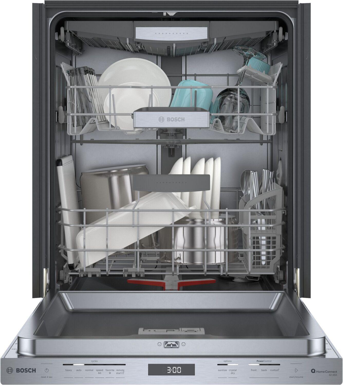 Bosch SHP78CM5N 800 Series, built-under dishwasher, 24'', Brushed steel anti-fingerprint