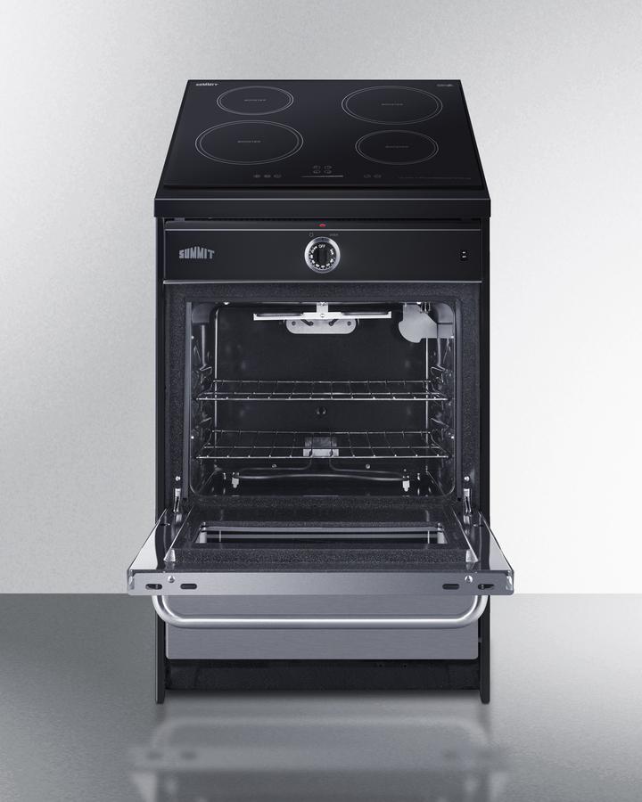 Summit TEM665BW 24" Wide Induction Range