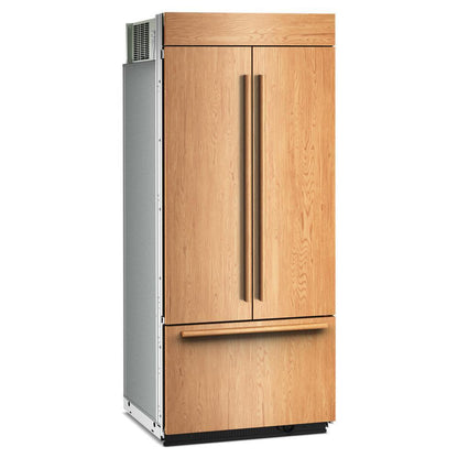 Kitchenaid KBFN536TPA 20.8 Cu. Ft. 36" Built-In Panel-Ready French Door Bottom Mount Refrigerator with Platinum Interior