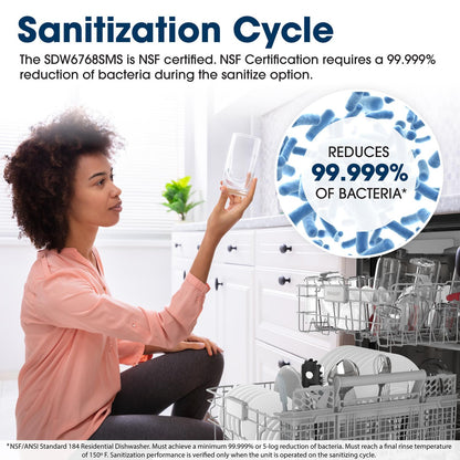 Sharp SDW6768SMS 24 in. Stainless Steel Dishwasher