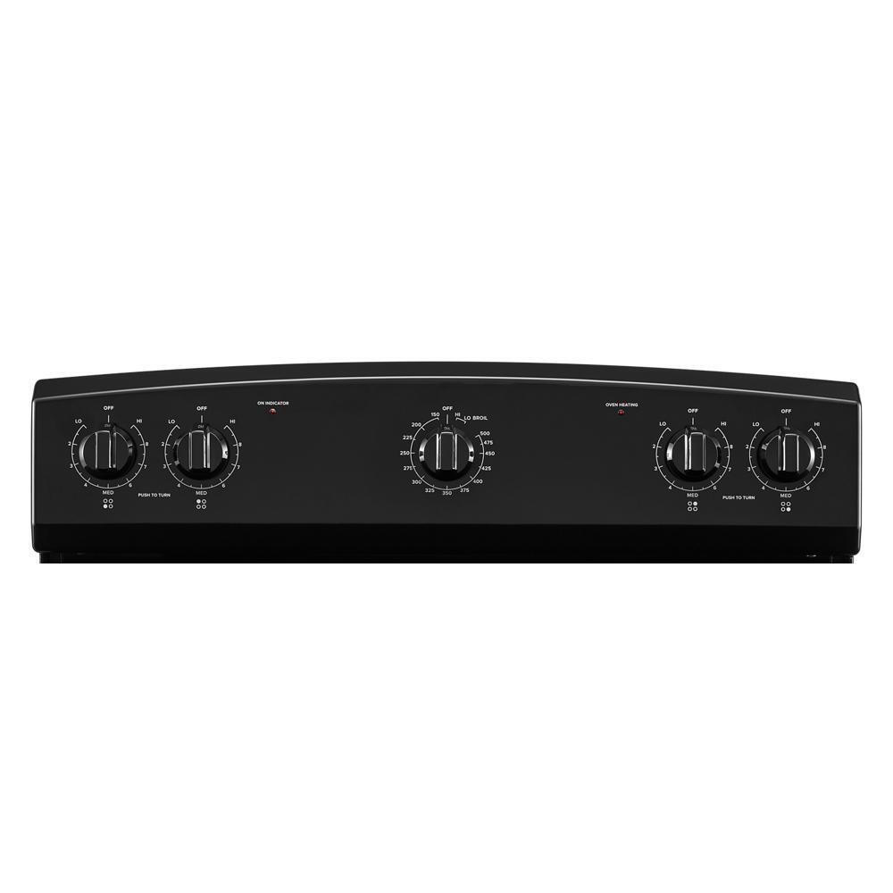 ACR4203MNB Amana® 30-inch Electric Range with Easy-Clean Glass Door