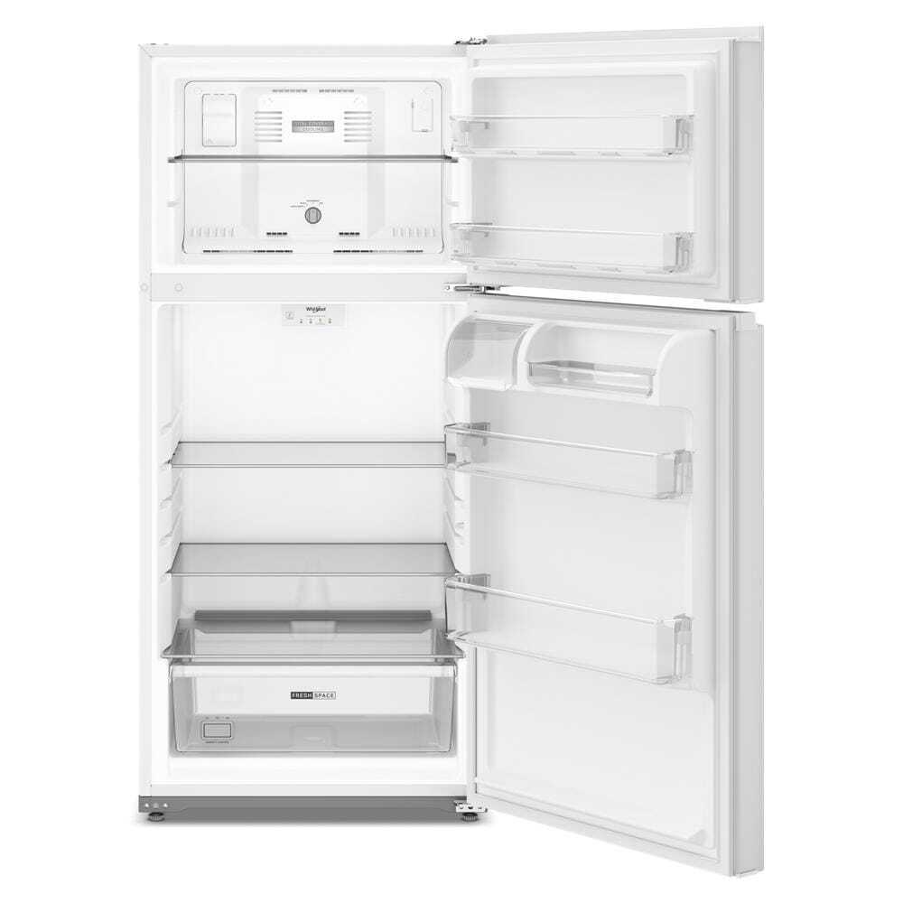 WRTX3114TW Whirlpool® 28-inch Wide Top Freezer Refrigerator with Total Coverage Cooling- 14.3 Cu. Ft.
