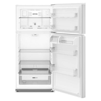 WRTX3114TW Whirlpool® 28-inch Wide Top Freezer Refrigerator with Total Coverage Cooling- 14.3 Cu. Ft.