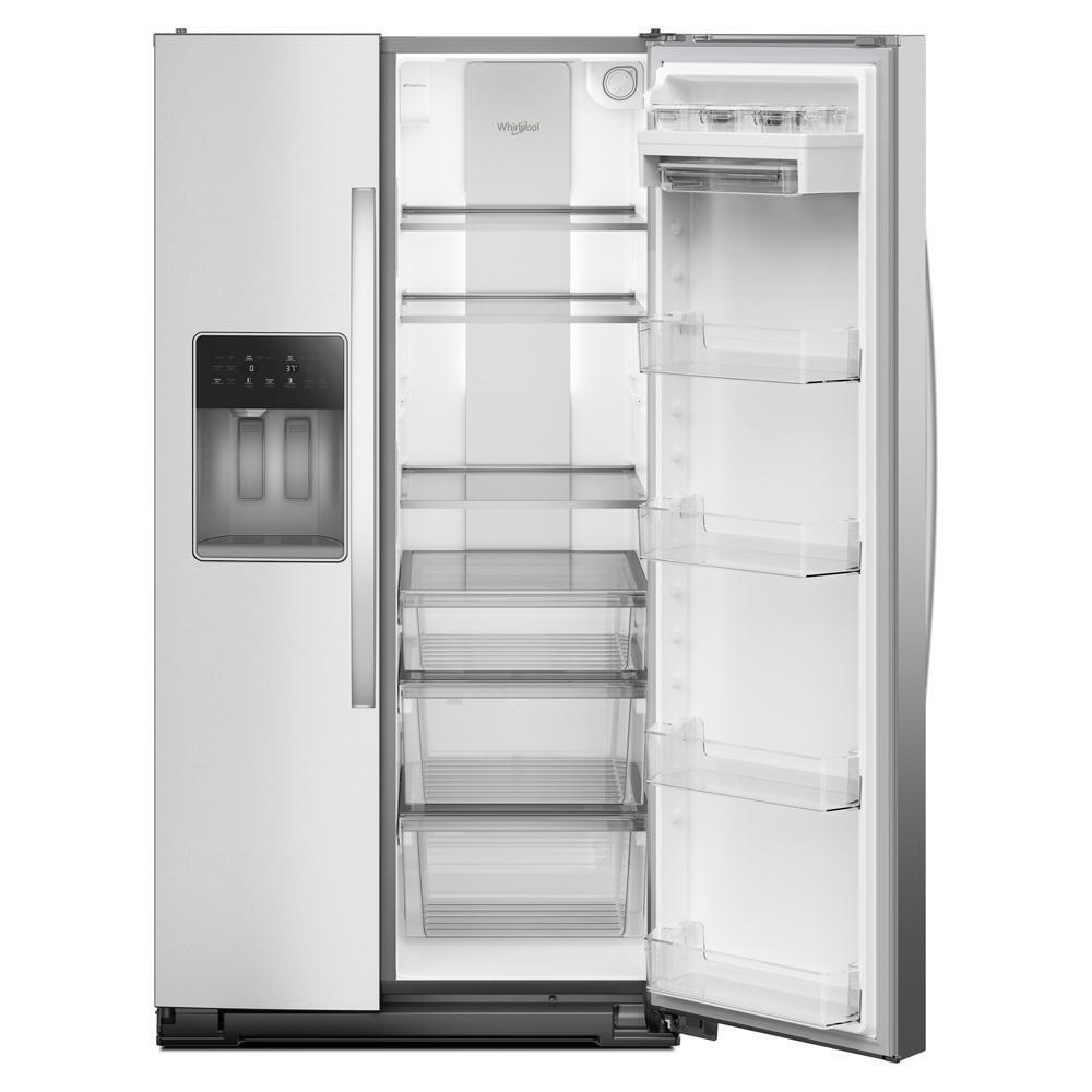 Whirlpool WRSF6536RZ 36-inch Standard Depth Side-by-Side Refrigerator with Prep & Store Bins