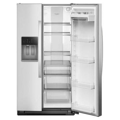 Whirlpool WRSF6536RZ 36-inch Standard Depth Side-by-Side Refrigerator with Prep & Store Bins