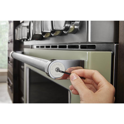 Maytag W11368841MP KitchenAid Commercial-Style Range Handle Medallion Kit - Mascarpone (Includes Two Medallions, Screws, and One 1/8-IN Hex Wrench)