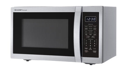 SMC1450KS Sharp 1.4 cu. ft. 1100W Stainless Steel Countertop Microwave Oven