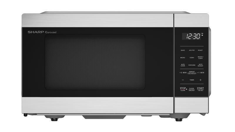 SMC0985KS Sharp 0.9 cu. ft. 900W Countertop Convection Microwave Oven with Air Fry