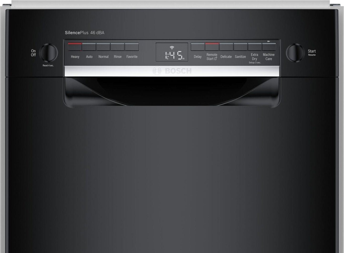 Bosch 300 Series Dishwasher 17 3/4" Black SPE53B56UC