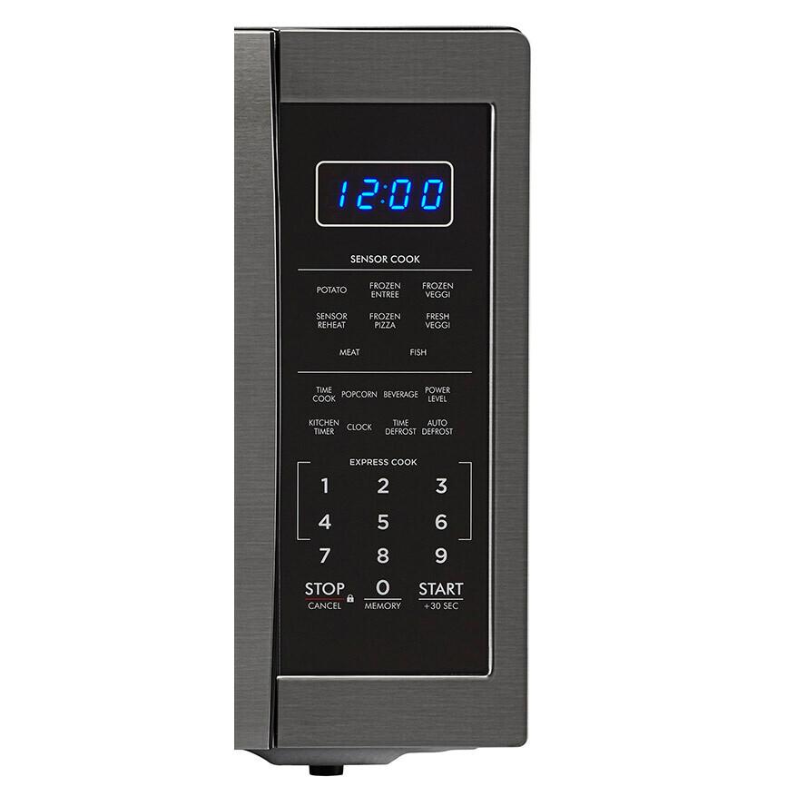 Sharp SMC1452CH 1.4 cu. ft. 1100W Sharp Black Stainless Steel Countertop Microwave Oven