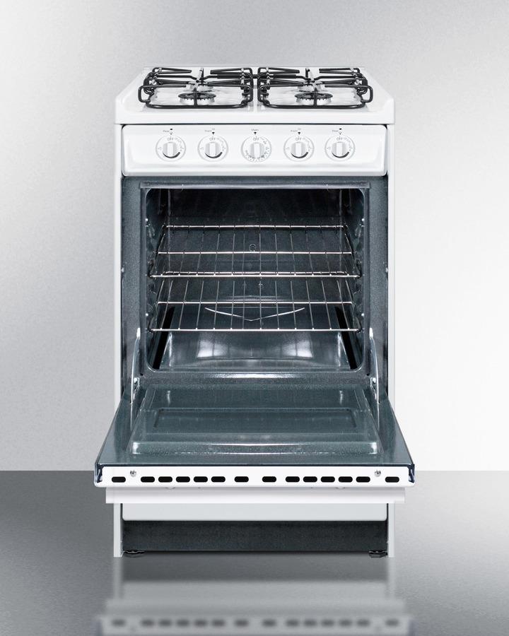 Summit WTM1107RS 20" Wide Gas Range