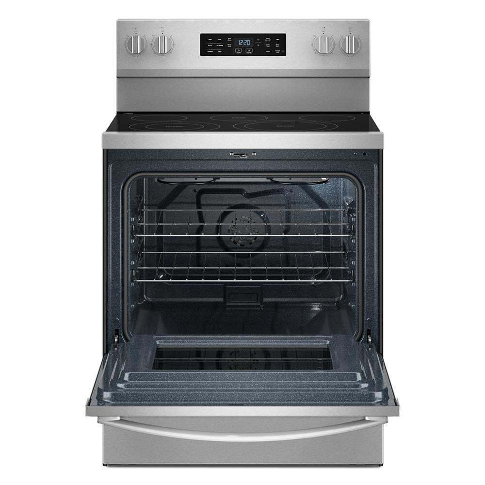 Whirlpool WFES5730SZ 30-inch Electric Range with Air Cooking Technology