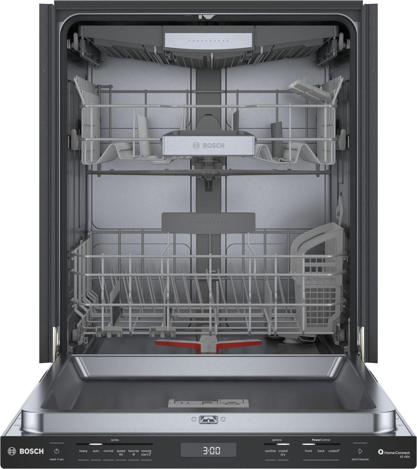 Bosch SHP78CM6N 800 Series, built-under dishwasher, 24'', Black