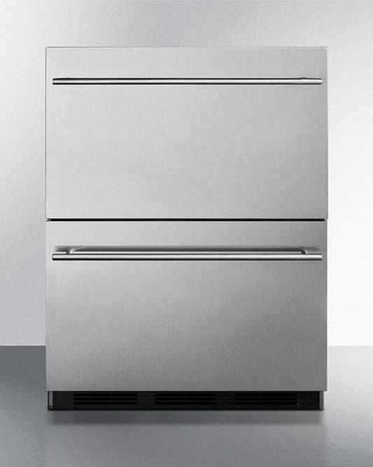 Summit SP6DBS2D7 24" Wide 2-drawer All-refrigerator