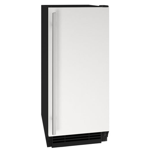 U-Line UHCP115WS01A Hcl115 / Hcp115 15" Clear Ice Machine With White Solid Finish and Pump (115 V/60 Hz)