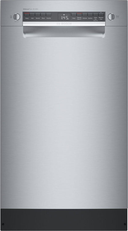 Bosch SPE53C55UC 300 Series, built-under dishwasher, 17 3/4'', Brushed steel anti-fingerprint