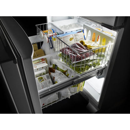 Kitchenaid KRFF305ESS 25 Cu. Ft. 36-Width Standard Depth French Door Refrigerator with Interior Dispense