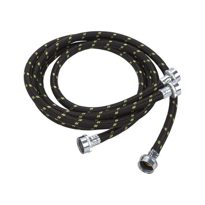 Whirlpool 8212487RC 5' Braided washer fill hoses with 2 female connections - 2 pack