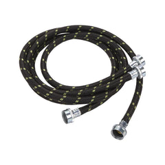Whirlpool 8212487RC 5' Braided washer fill hoses with 2 female connections - 2 pack