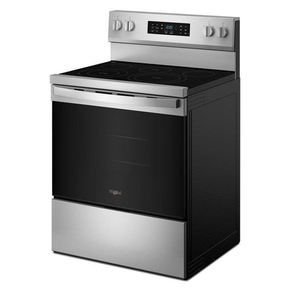 Whirlpool WFES5730SZ 30-inch Electric Range with Air Cooking Technology