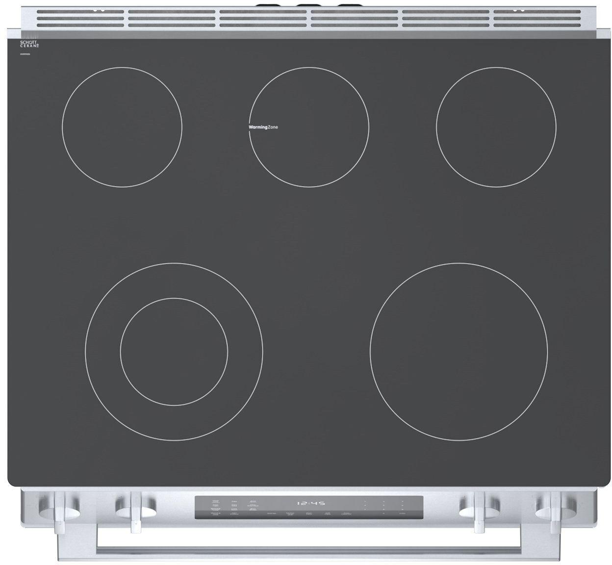 Bosch HEI8056U 800 Series, Electric slide-in range, 30'', Stainless steel