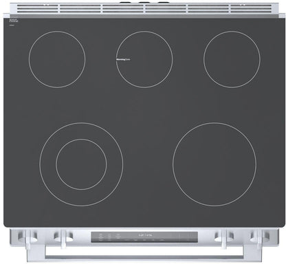Bosch HEI8056U 800 Series, Electric slide-in range, 30'', Stainless steel