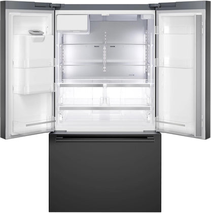 Bosch B36CD52SNB 500 Series, French Door Bottom freezer, multi door, 36'', Black inox-antifingerprint, Total No Frost