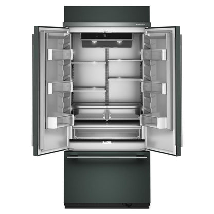 Kitchenaid KBFN536SJP 20.8 Cu. Ft. 36" Built-In French Door Bottom Mount Refrigerator with Platinum Interior