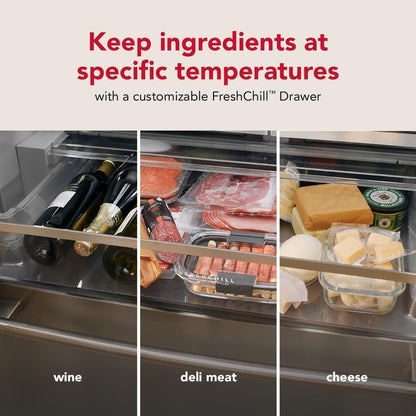 Kitchenaid KRFC336SPS Counter-Depth French Door Refrigerator with Internal Water Dispenser