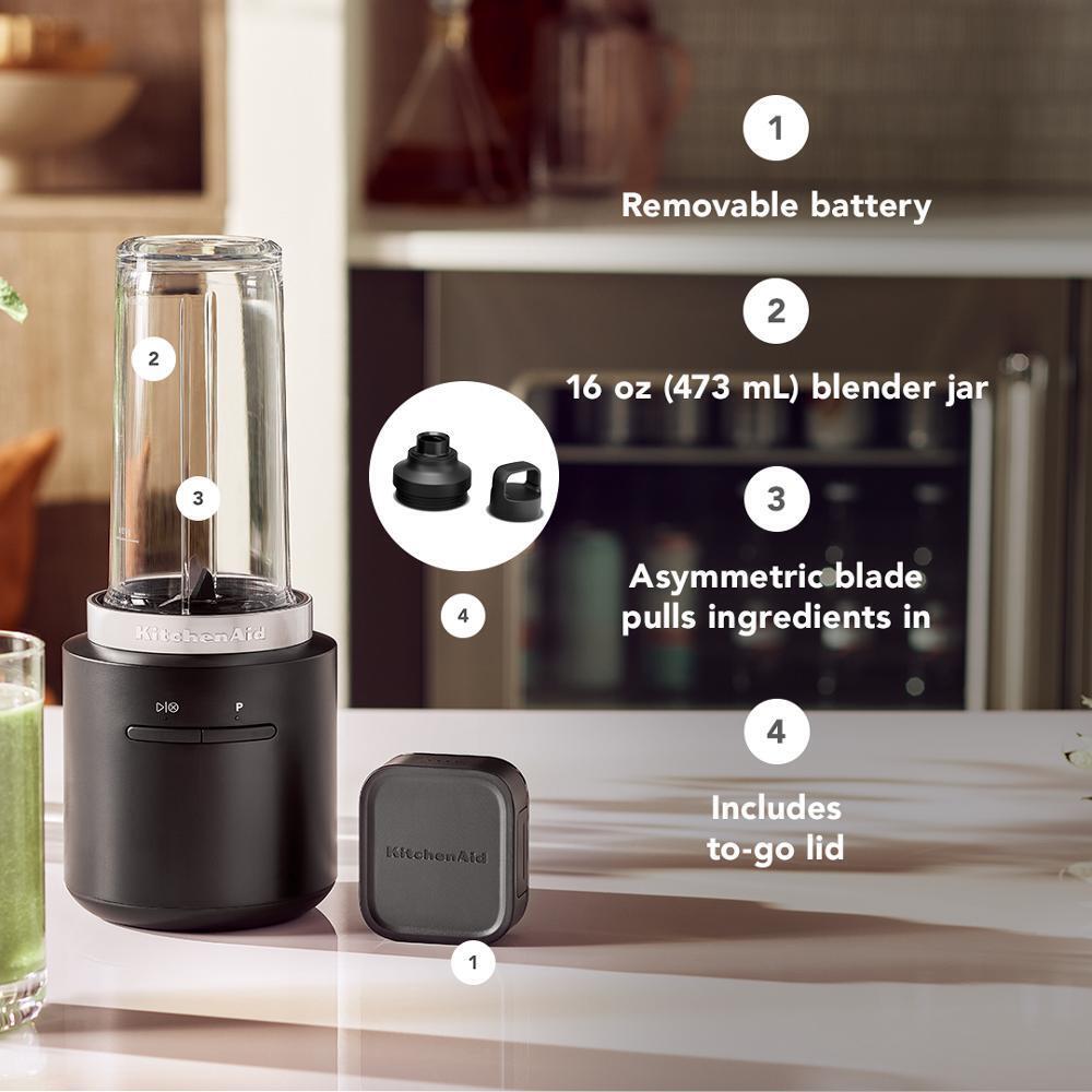 KSBR256BM KitchenAid Go® Cordless Personal Blender - battery included