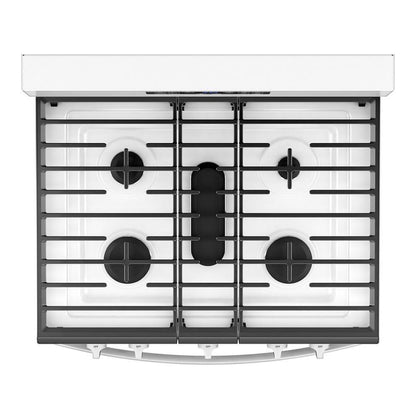 Whirlpool WFGS4530SW 30-inch Gas Range with Air Cooking Technology and Steam Clean