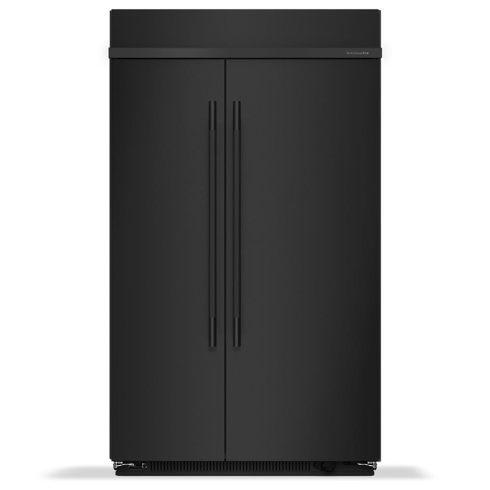 Kitchenaid KBSN748SBE 30 Cu. Ft. 48" Built-In Side-by-Side Refrigerator with Platinum Interior