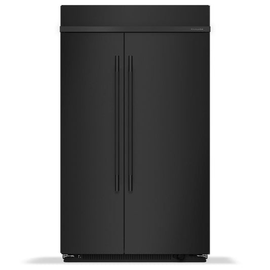 Kitchenaid KBSN748SBE 30 Cu. Ft. 48" Built-In Side-by-Side Refrigerator with Platinum Interior