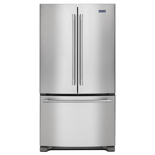 Maytag MRFF5033PZ 33-Inch Wide French Door Refrigerator with Water Dispenser - 22 Cu. Ft