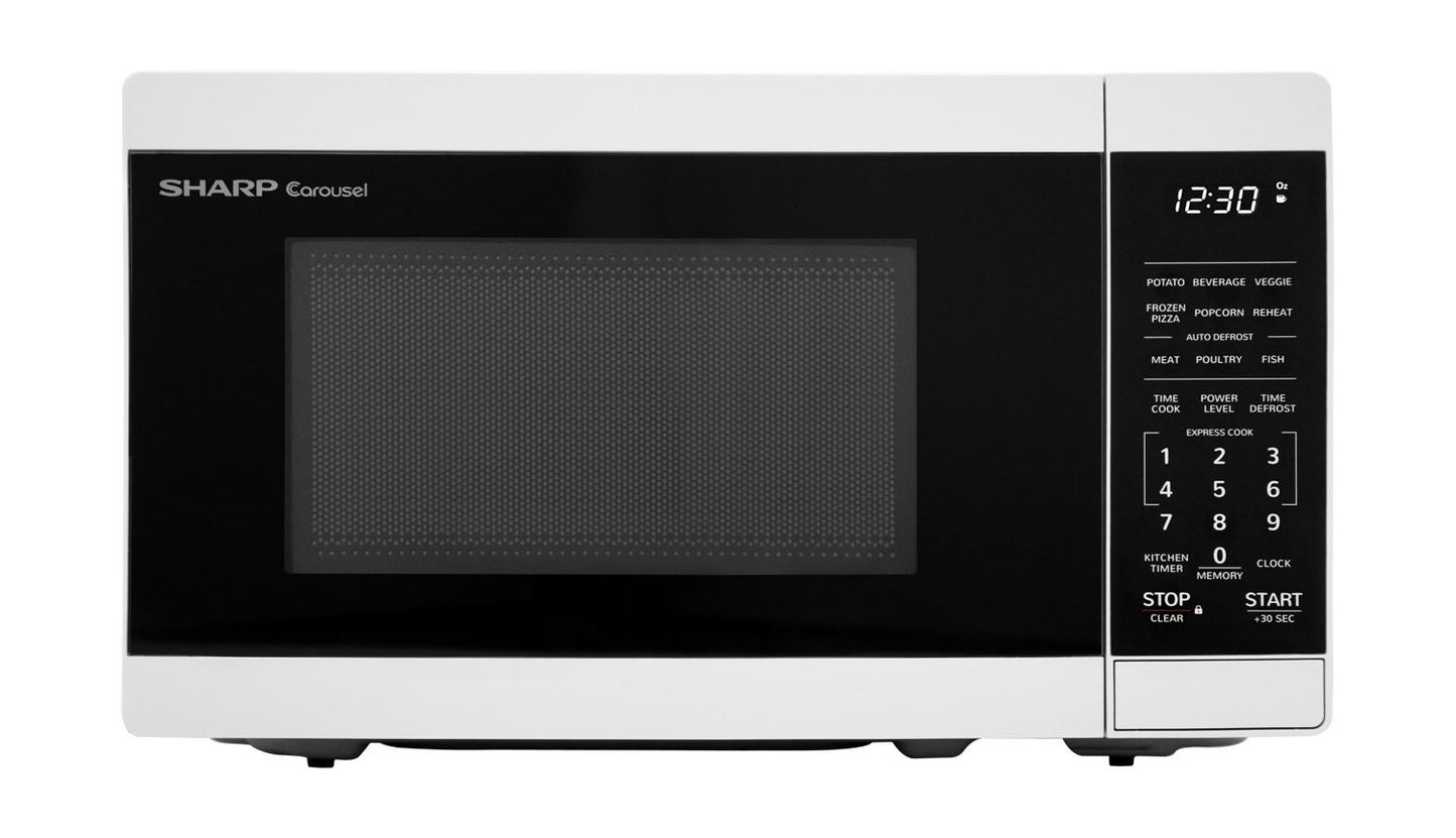 Sharp SMC0760HW 0.7 cu. ft. White Countertop Microwave Oven