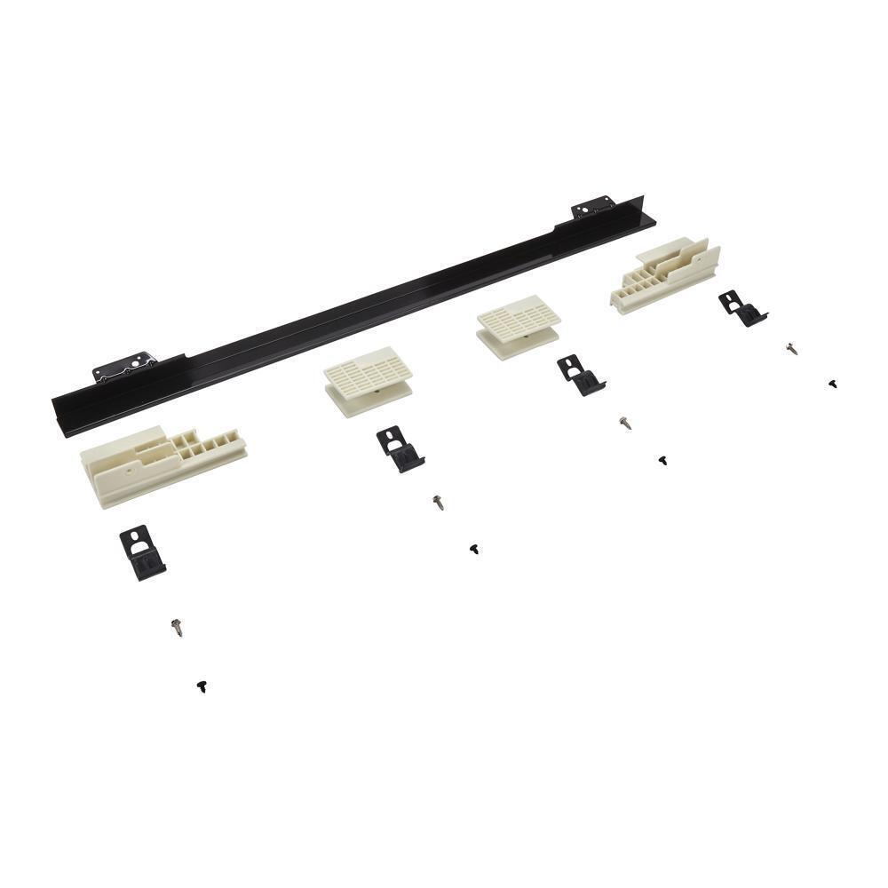 Kitchenaid W10837589 30" Built-In Range Flush Installation Trim Kit, Black, fits JMW3430DB