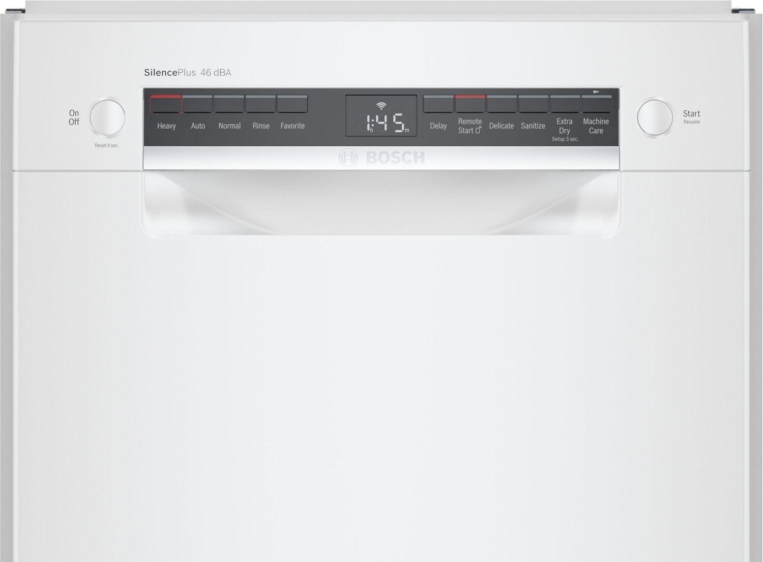 Bosch 300 Series Dishwasher 17 3/4" White SPE53C52UC