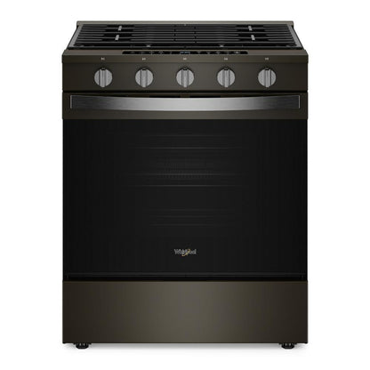 Whirlpool WSGS7530RV 30-inch Smart Slide In Gas Range with Air Cooking Technology, No Preheat Air Fry, Steam/Self Clean and High Speed Preheat