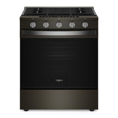 Whirlpool WSGS7530RV 30-inch Smart Slide In Gas Range with Air Cooking Technology, No Preheat Air Fry, Steam/Self Clean and High Speed Preheat