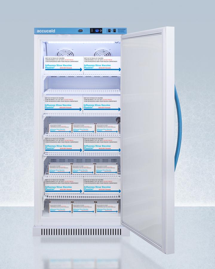 Summit ARS8PV456 8 CU.FT. Upright Vaccine Refrigerator, Certified To Nsf/ansi 456 Vaccine Storage Standard