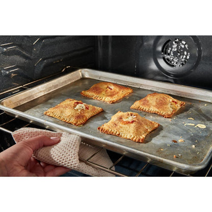 Whirlpool WFES5730SZ 30-inch Electric Range with Air Cooking Technology