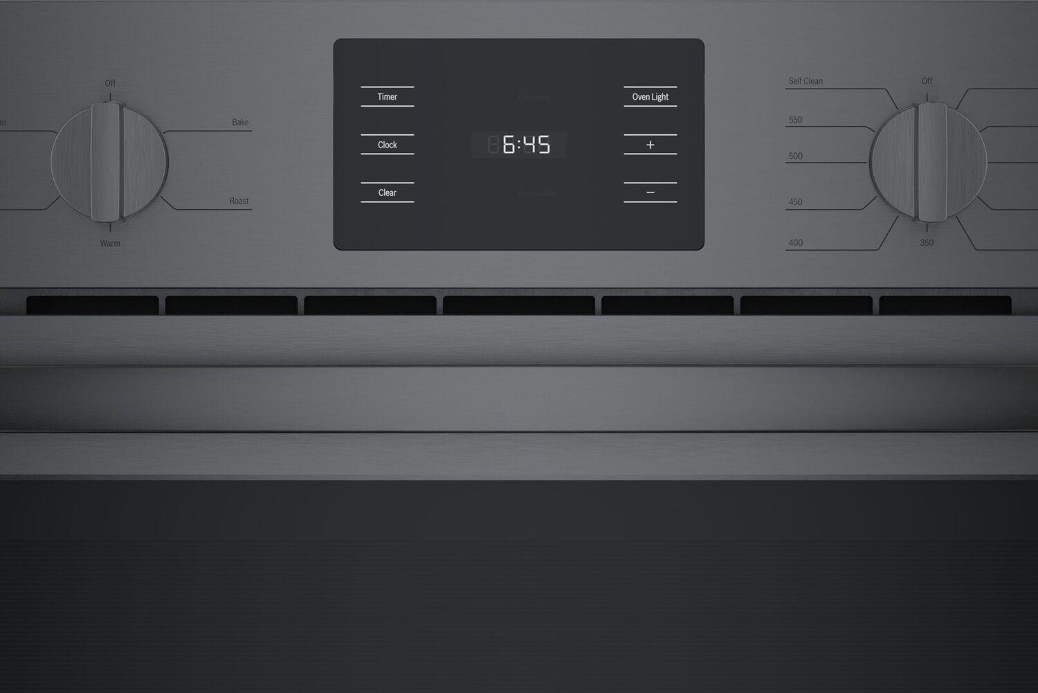 Bosch HBL5344UC 500 Series Single Wall Oven 30" Black Stainless Steel