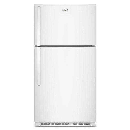 WRTX7421TW Whirlpool® 32.8-inch Wide Top Freezer Refrigerator with Total Coverage Cooling- 21.3 Cu. Ft.