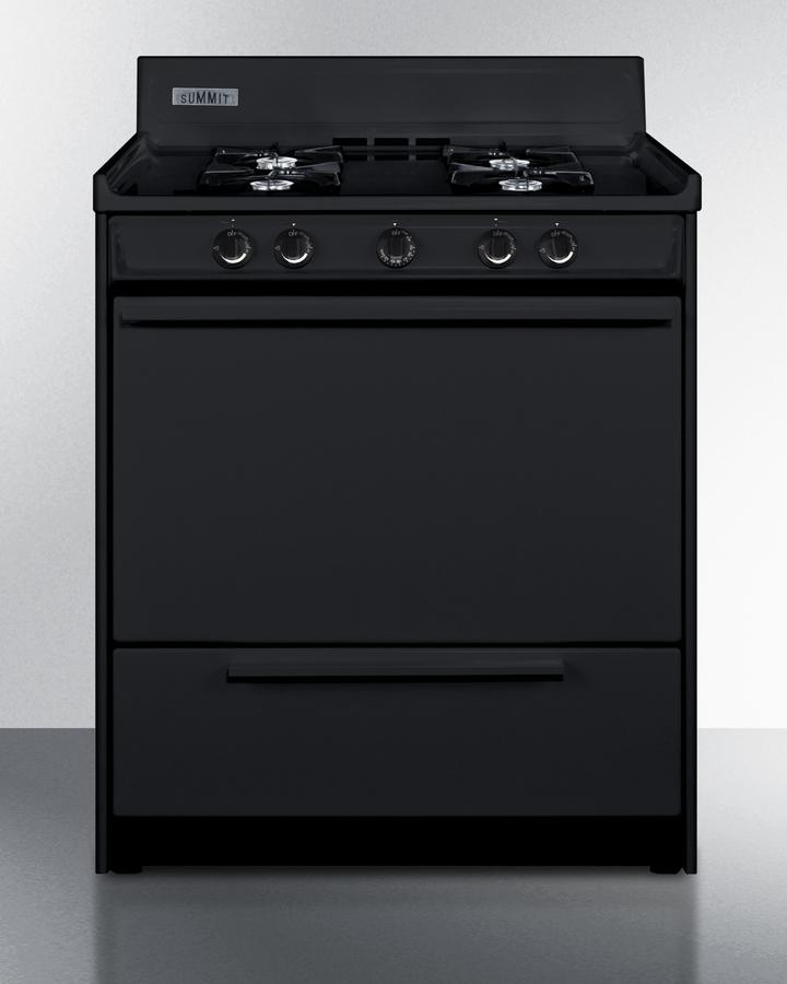 Summit TNM2107C 30" Wide Gas Range, Open Burners